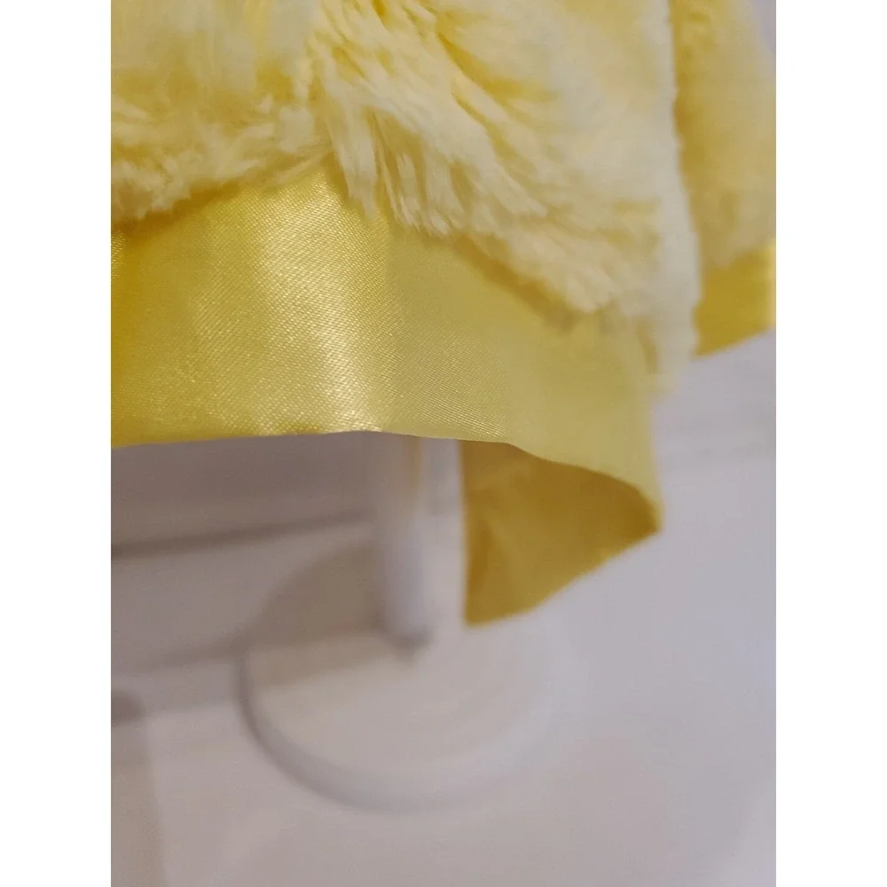 Cloud Island Baby Chick  Lovey Chicken Satin‎ Trim Embroidered Eyes Yellow 13
